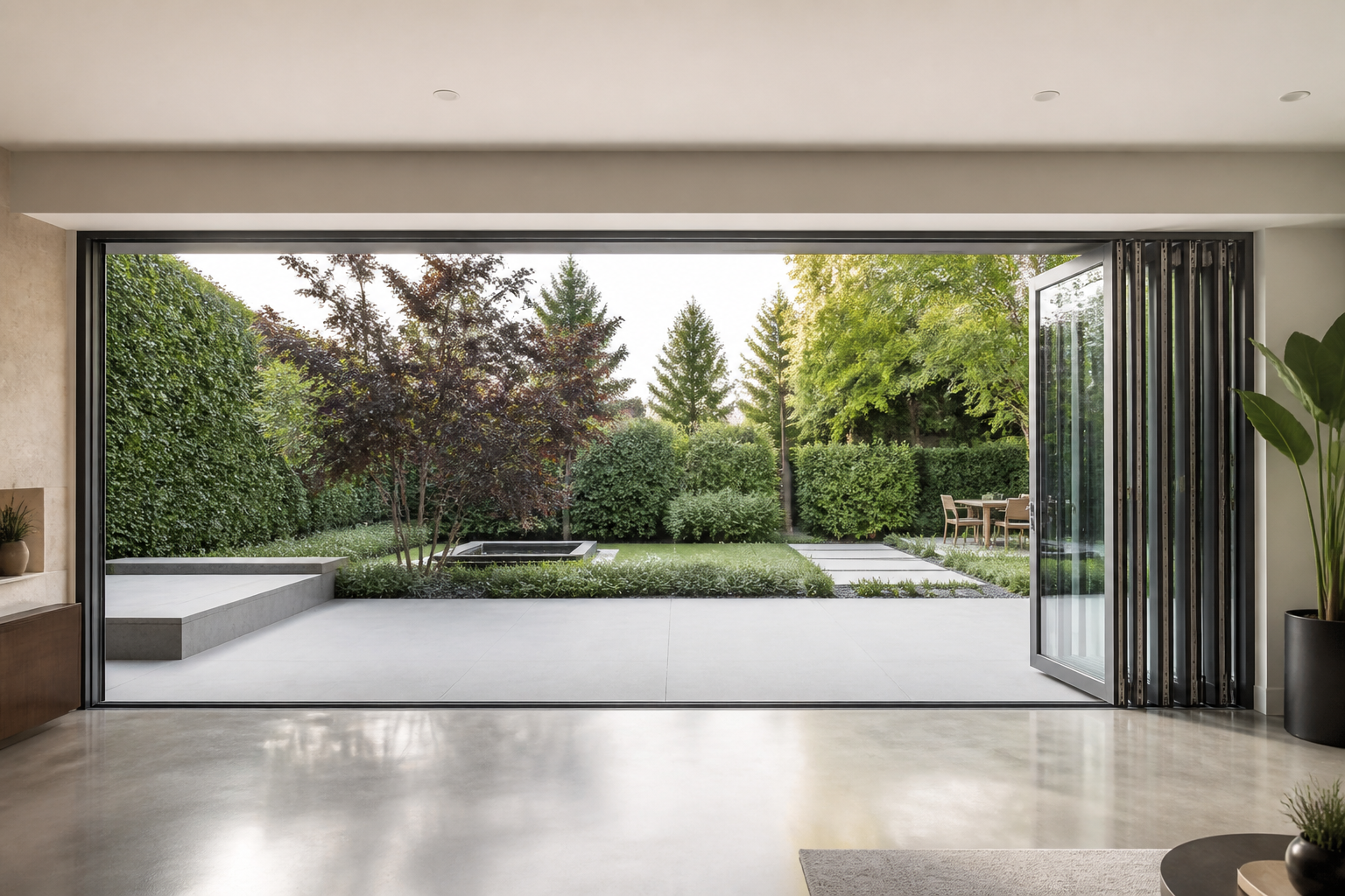 VLX 100 Bifold / Folding Door in Plantation, FL | TruePane Windows & Doors - detail 4