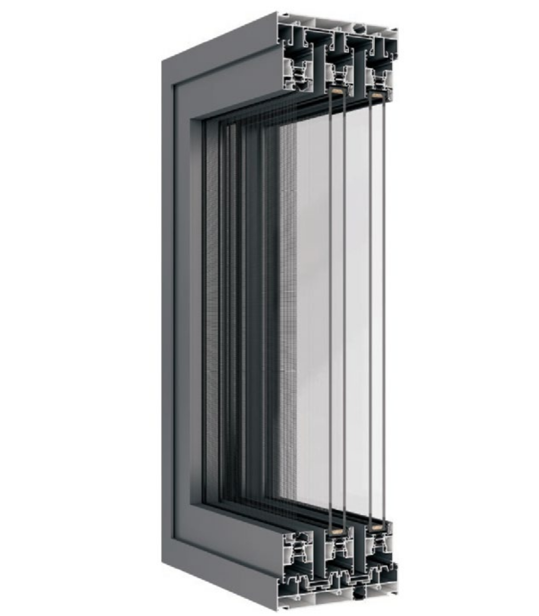 VLX 150 Heavy-Duty Sliding Door in Plantation, FL | TruePane Windows & Doors - detail 2