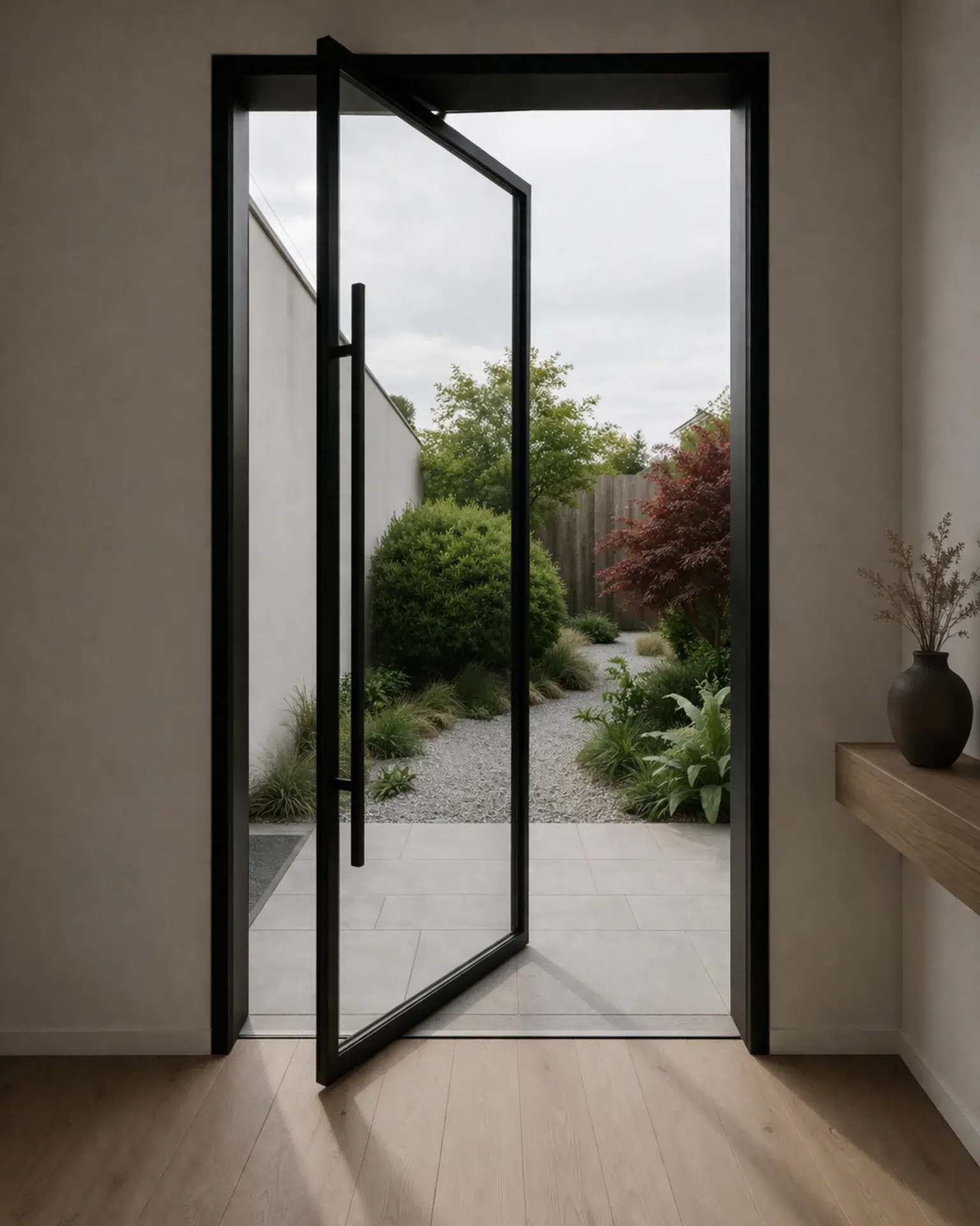 VLX 100 Pivot Door in Plantation, FL | TruePane Windows & Doors - detail 1