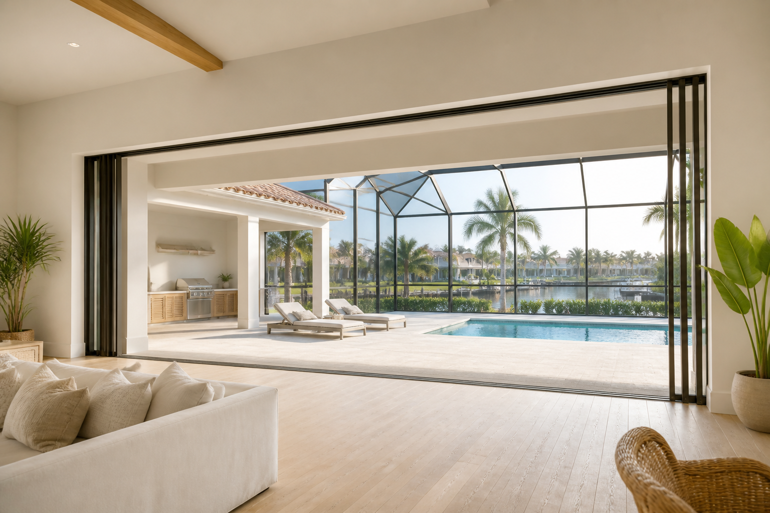 3-Panel Sliding (3-Lite Roller) Windows in Plantation, FL | TruePane Windows & Doors - detail 1